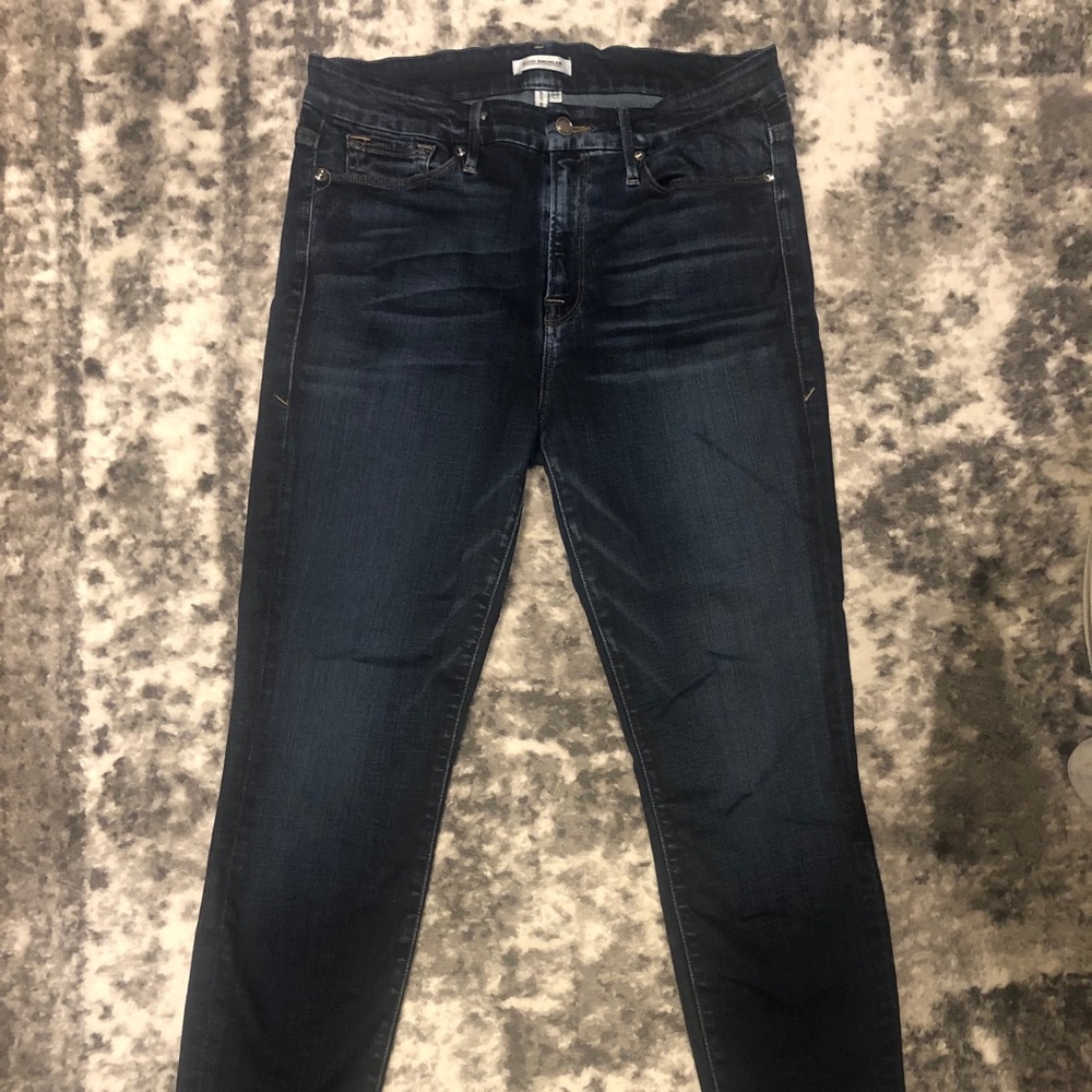 Good American High-Waisted Dark Wash Jeans